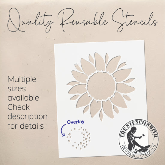 8886 Sunflower stencil