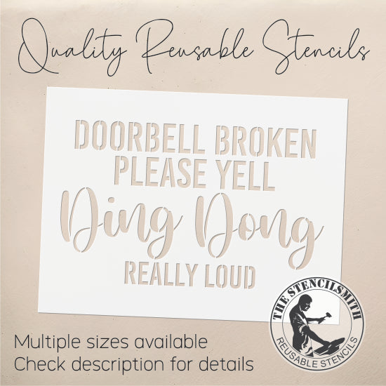 8906 Doorbell broken stencil