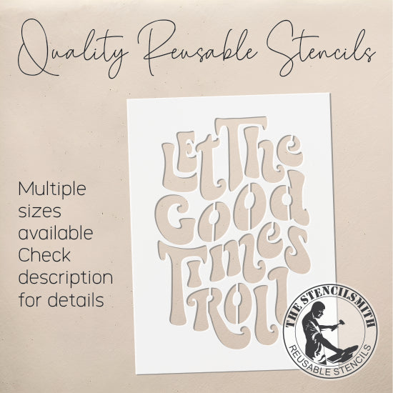 8959 Let the good times roll stencil