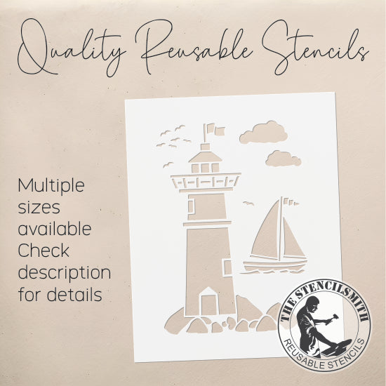 8975 Lighthouse Stencil