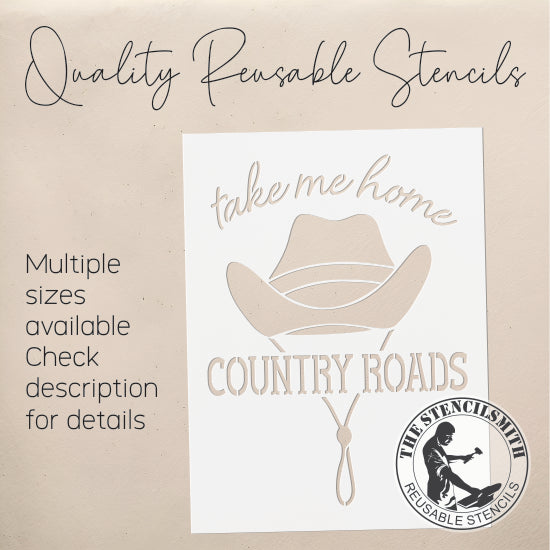 8977 Country Roads Stencil