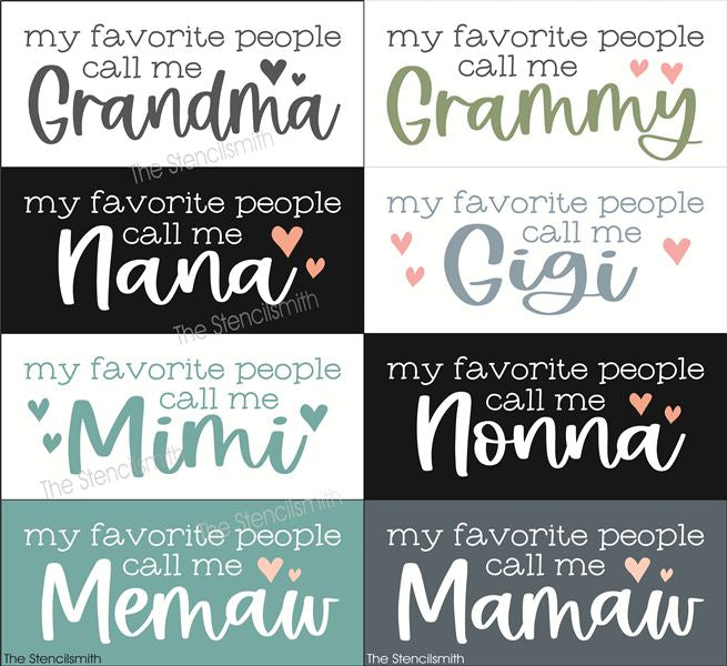 8989 My favorite people call me stencils - The Stencilsmith