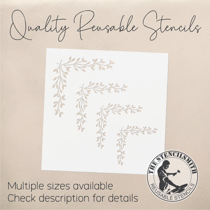 8995 decorative corners stencil