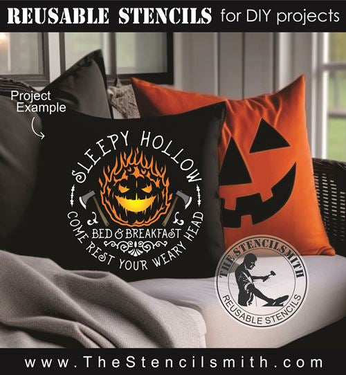 9006  Sleep Hollow B&B stencil - The Stencilsmith