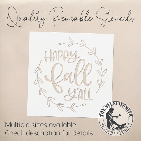 9009 Happy Fall Y'all Stencil