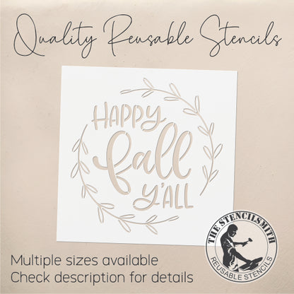 9009 Happy Fall Y'all Stencil