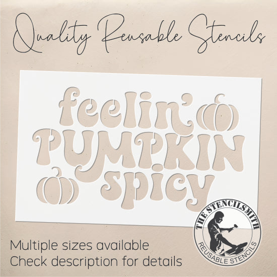 9011 feelin' pumpkin spicy stencil