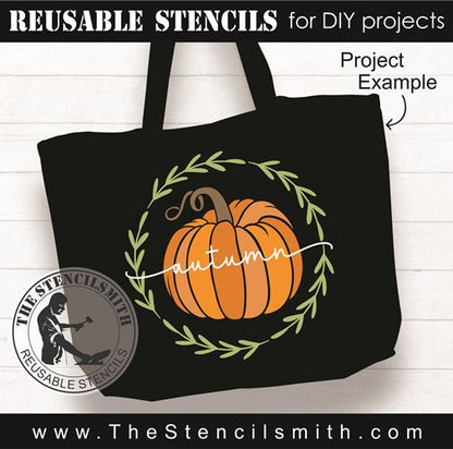 9019 autumn stencil - The Stencilsmith