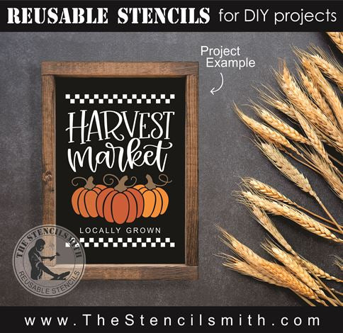 9026 Harvest Market stencil - The Stencilsmith