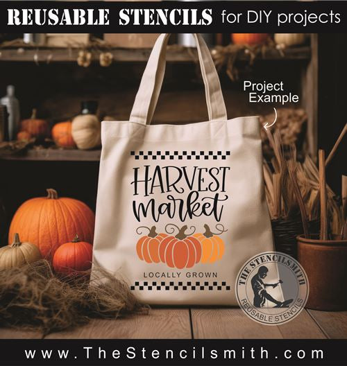 9026 Harvest Market stencil - The Stencilsmith