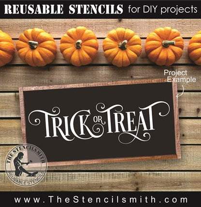 9027 Trick or Treat Stencil - The Stencilsmith