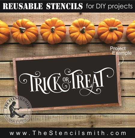 9027 Trick or Treat Stencil - The Stencilsmith