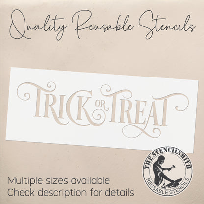 9027 Trick or Treat Stencil