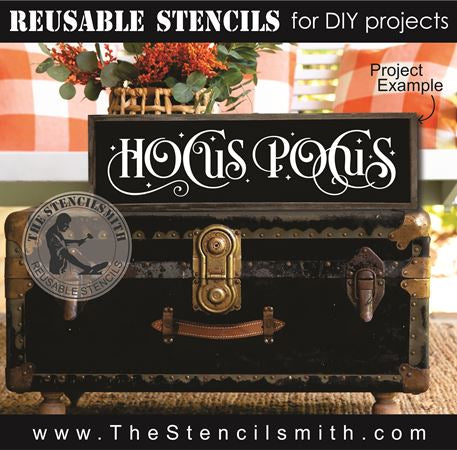 9028 Hocus Pocus Stencil - The Stencilsmith