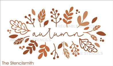 9039 autumn stencil - The Stencilsmith