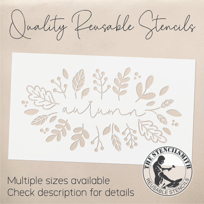 9039 Autumn Stencil