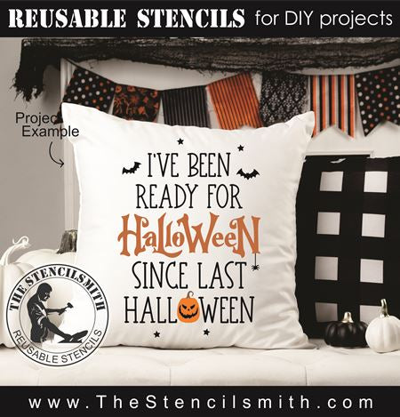 9048 I've been ready for Halloween stencil - The Stencilsmith