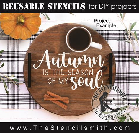 9051 Autumn is the season stencil - The Stencilsmith