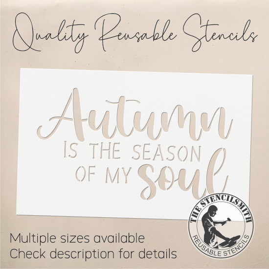 9051 Autumn Is The Season Stencil