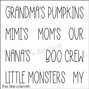 9052 Fall Family sheet stencil - The Stencilsmith