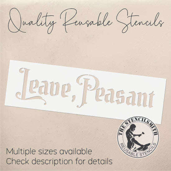 9065 Leave, Peasant Stencil