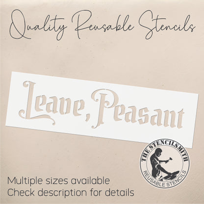 9065 Leave, Peasant Stencil
