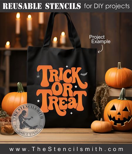 9076 Trick or Treat Stencil - The Stencilsmith