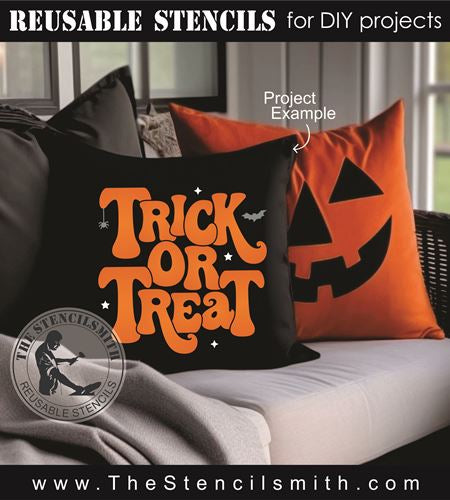 9076 Trick or Treat Stencil - The Stencilsmith