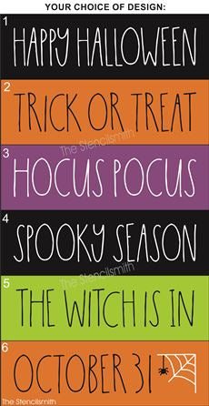9091 Halloween saying stencils - The Stencilsmith