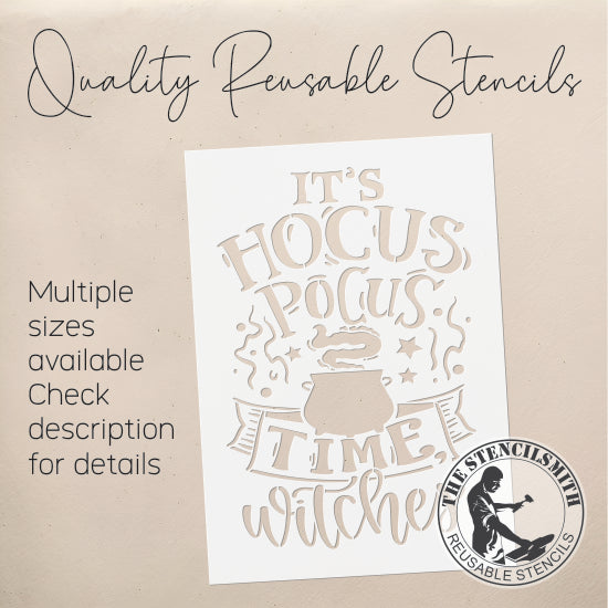 9099 It's Hocus Pocus Time Stencil