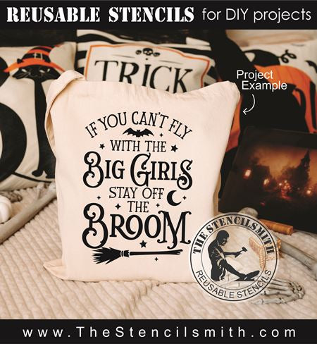 9100 If you can't fly with the big girls stencil - The Stencilsmith