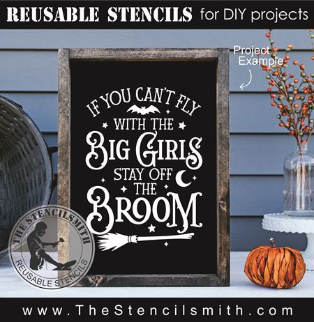 9100 If you can't fly with the big girls stencil - The Stencilsmith
