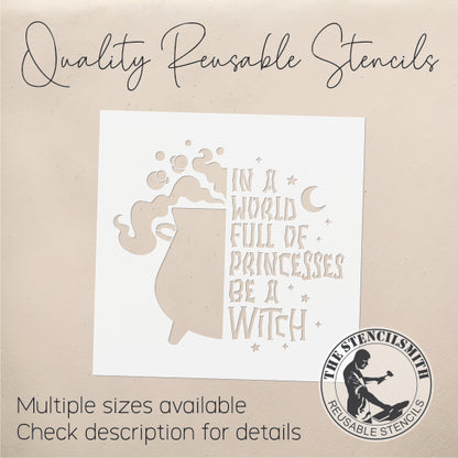 9110 In A World Of Princesses Stencil