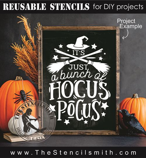9113 it's just a bunch of hocus pocus stencil - The Stencilsmith