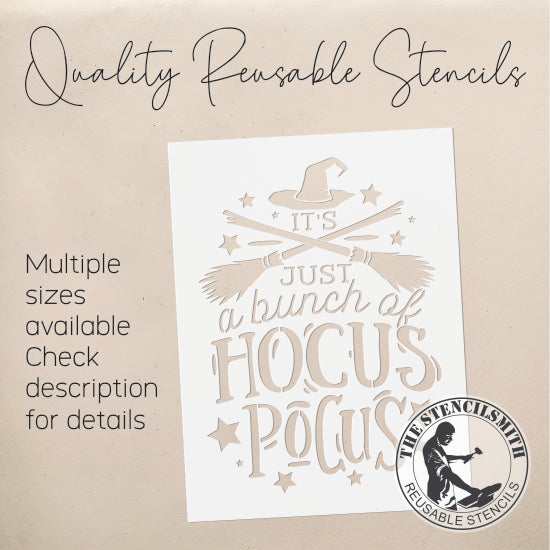 9113 It's Just A Bunch Of Hocus Pocus Stencil