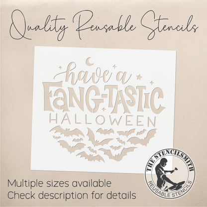 9121 Have A Fang-tastic Halloween Stencil