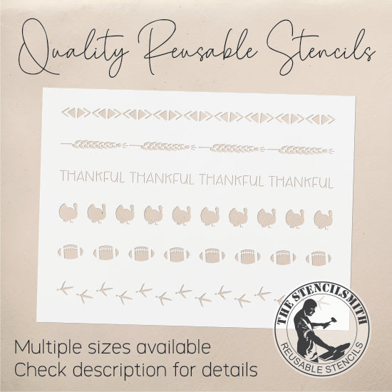 9144 Thanksgiving Borders Stencil
