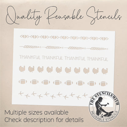 9144 Thanksgiving Borders Stencil