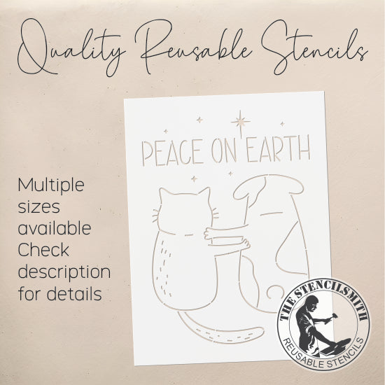 9154 Peace On Earth Stencil