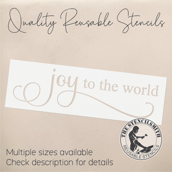 9163 Joy To The World Stencil