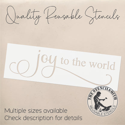 9163 Joy To The World Stencil