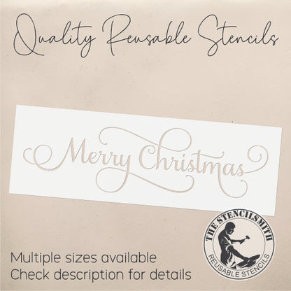 9178 Merry Christmas Stencil