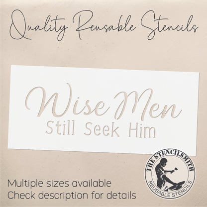 9188 Wise Men Still Seek Him Stencil