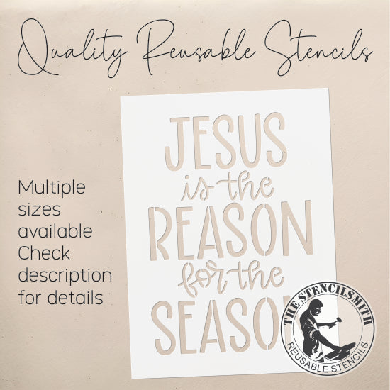 9222 Jesus Is The Reason Stencil