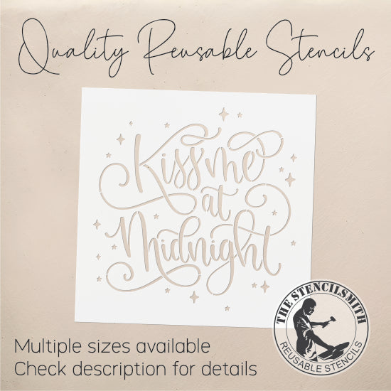 9234 Kiss Me At Midnight Stencil