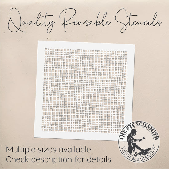 9236 Burlap Stencil