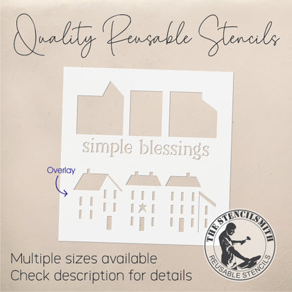 9299 Simple Blessings Stencil