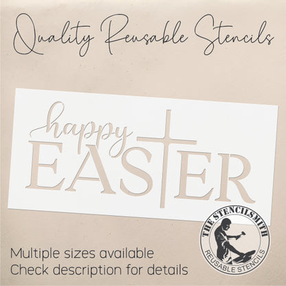 9313 Happy Easter Stencil