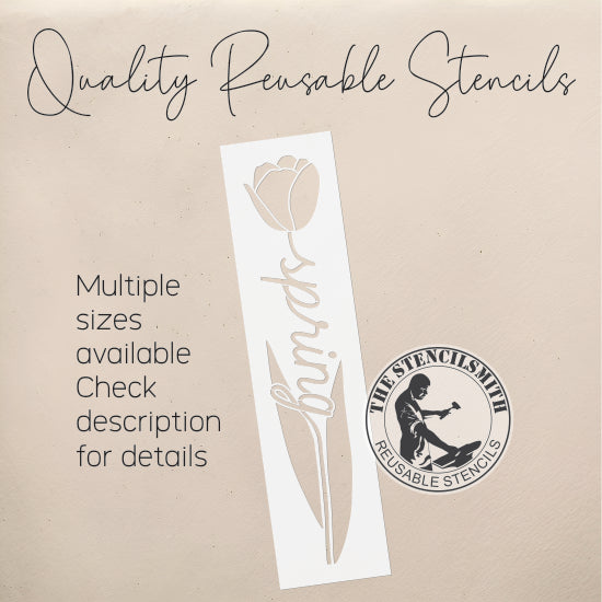 9315 Spring Flower Stencil