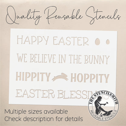 9327 Easter Phrase Collection Stencil